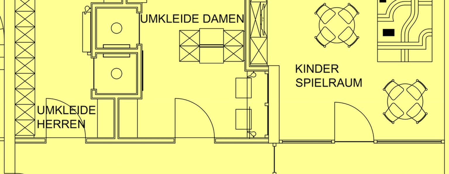 Kinderspielzimmer Grundriss